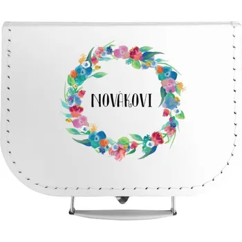 Školní kufřík Kufřík Barevné lístečky s příjmením