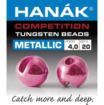 Hanák Tungstenové hlavičky Metallic Light Pink 4mm