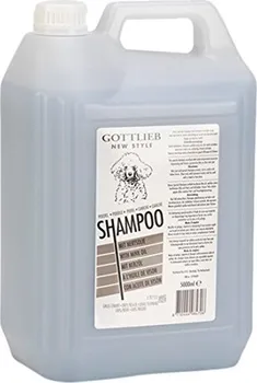Kosmetika pro psa Gottlieb Šampon s makadamovým olejem pudl černý/šedý 5 l