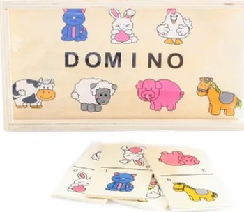 Domino Lamps Dřevěné domino zvířátka