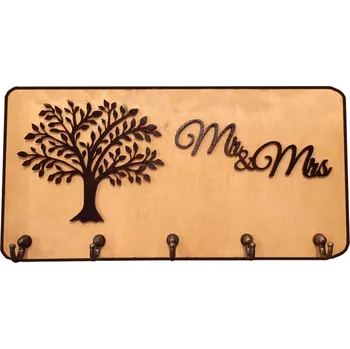Věšák Věšák na klíče "Mr & Mrs-4"
