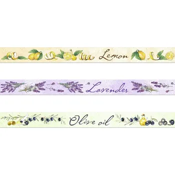 Lepicí páska URSUS Washi Tape - dekorační lepicí pásky - 3 ks - STŘEDOZEMÍ