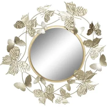 Zrcadlo Zrcadlo "ZLATÍ MOTÝLI" kov/72x6x74cm