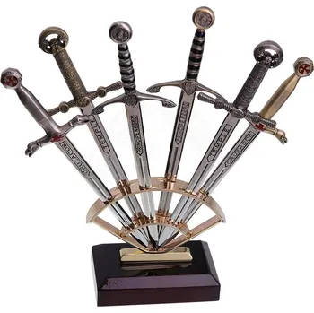 Replika zbraně Stojánek na 6 miniaturních mečů