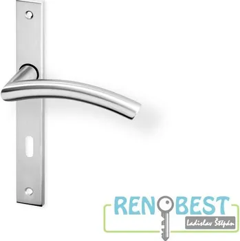 Dveřní kování AC-T Dveřní kování PIPA UŠ nerez Rozteč: 72 mm, Provedení: WC, Povrchová úprava: nerez