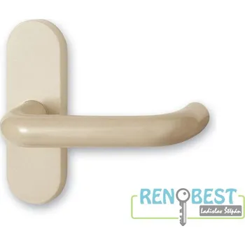 Dveřní kování Klika HOLAR H 05 balkónová Barva: béžová