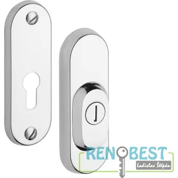 Dveřní kování ROSTEX Bezpečnostní kování R3/O EXCLUSIVE přídavné Provedení: přídavné, Povrchová úprava: nerez mat