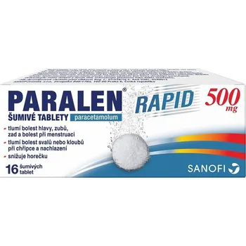 Lék na bolest, zánět a horečku Paralen Rapid 500 mg 16 tbl.