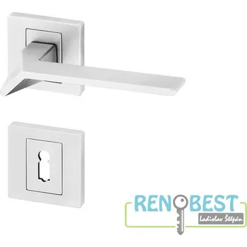 Stavební výplň AC-T Dveřní kování COIMBRA R HR matný chrom Provedení: pro vložku - PZ, Povrchová úprava: matný chrom