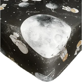 Prostěradlo Mimilove Bavlněné prostěradlo na přebalovací podložku 50x70 cm Vesmír