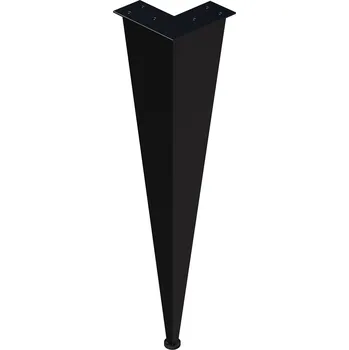 Koupelnový nábytek LUXE noha 39,2 cm, černá mat, 1 kus LUXENOHA39,2CM