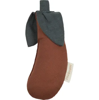 Hračka pro nejmenší Nobodinoz Chrastítko Organic garden Lilek