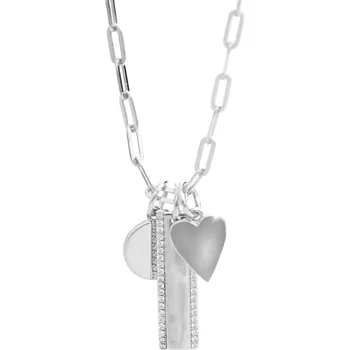 Náhrdelník Náhrdelník placka, srdce, destička - FashionM.cz