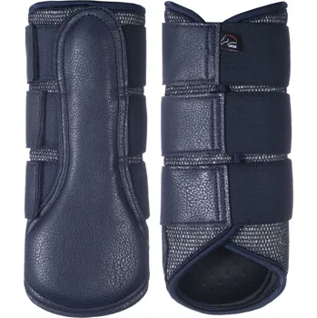 Koňské kamaše HKM Kamaše drezurní Glitter Mesh HKM, pár, deep blue L