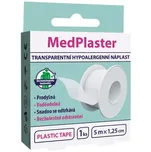 MedPharma MedPlaster transparentní hypoalergenní náplast 5 m x 1,25 cm
