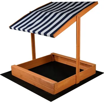 Pískoviště zahradní dřevěná dekorace dětské pískoviště se stříškou SandTropic 120 Pietro