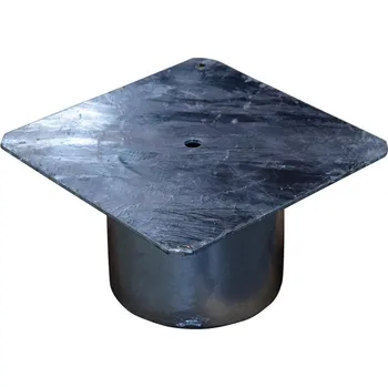 Plotový sloupek Kulatá krytka otvoru vnějšího plastového pouzdra Cosnet s průměrem 140 mm