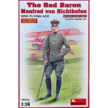 Plastikový model 1:16 Manfred von Richthofen WWI Flying Ace (1 fig)