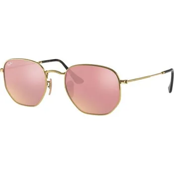 Sluneční brýle Ray-Ban® 3548N zlatá lesk, čočka růžová zrcadlo 001Z2