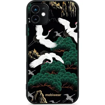 Pouzdro na mobilní telefon Lesklý kryt Mobiwear Glossy - Apple iPhone 11 - G042G - Jeřábi (Prémiové lesklé pouzdro, obal, kryt Mobiwear Glossy na mobil Apple iPhone 11 - G042G - Jeřábi, materiál Plast + TPU silikon - krytí po všech stranách, neošoupatelný potisk, tenké provedení,)