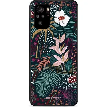 Pouzdro na mobilní telefon Lesklý kryt Mobiwear Glossy - Xiaomi Redmi Note 10s - G043G - Temná flóra (Prémiové lesklé pouzdro, obal, kryt Mobiwear Glossy na mobil Xiaomi Redmi Note 10s - G043G - Temná flóra, materiál Plast + TPU silikon - krytí po všech stranách, neošoupatelný)
