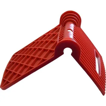 Stavební profil Ochranný PE roh červený