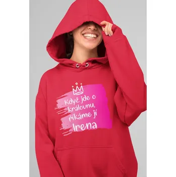Dámská mikina Dámská mikina Irena Barva: Červená, Velikost: S