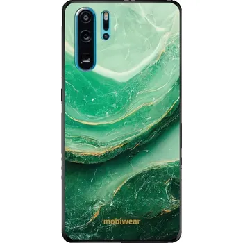 Pouzdro na mobilní telefon Lesklý kryt Mobiwear Glossy - Huawei P30 Pro - G023G - Zelený mramor (Prémiové lesklé pouzdro, obal, kryt Mobiwear Glossy na mobil Huawei P30 Pro - G023G - Zelený mramor, materiál Plast + TPU silikon - krytí po všech stranách, neošoupatelný potisk, tenké)