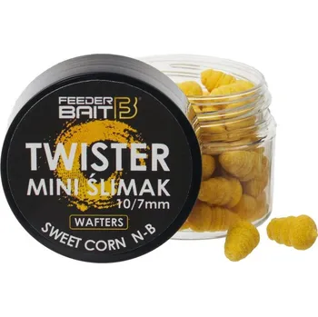 Boilies FeederBait Twister Mini Šlimak Wafters 10/7mm Příchuť nástrahy: Sladká Kukuřice