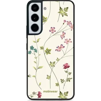 Pouzdro na mobilní telefon Lesklý kryt Mobiwear Glossy - Samsung Galaxy S22 - G035G - Tenké rostlinky s květy (Prémiové lesklé pouzdro, obal, kryt Mobiwear Glossy na mobil Samsung Galaxy S22 - G035G - Tenké rostlinky s květy, materiál Plast + TPU silikon - krytí po všech stranách,)