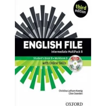 Anglický jazyk English File third edition: Intermediate: MultiPACK B with Oxford Online Skills: The best way to get your students talking – Latham-Koenig Christina; Oxenden Clive (EN)