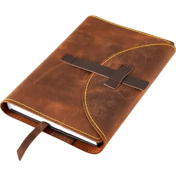 Obal na knihu Variabilní obal se sponou Barva kůže: Pull up Braun (D216)