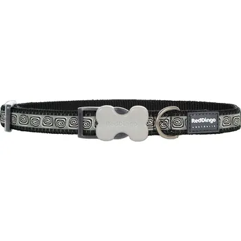 Obojek pro psa Nylonový obojek Red dingo hypno černý Velikost: L