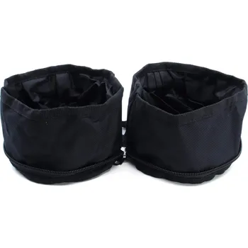 Miska pro psa Vsepropejska Holly dvojitá cestovní miska pro psa Barva: Černá