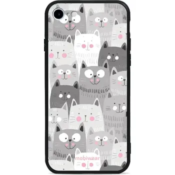 Pouzdro na mobilní telefon Lesklý kryt Mobiwear Glossy - Apple iPhone SE 2022 - G045G - Kočičky (Prémiové lesklé pouzdro, obal, kryt Mobiwear Glossy na mobil Apple iPhone SE 2022 - G045G - Kočičky, materiál Plast + TPU silikon - krytí po všech stranách, neošoupatelný potisk, tenké)