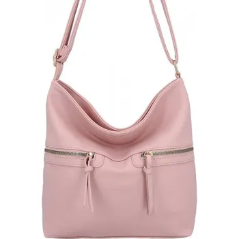 Kabelka Dámská kabelka listonoška Herisson pudrová růžová 1052L2096