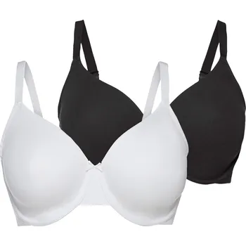 Podprsenka esmara® Dámská podprsenka XXL, 2 kusy (90D, černá/bílá)