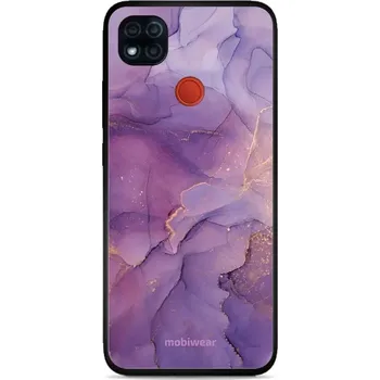 Pouzdro na mobilní telefon Lesklý kryt Mobiwear Glossy - Xiaomi Redmi 9C - G050G - Fialový mramor (Prémiové lesklé pouzdro, obal, kryt Mobiwear Glossy na mobil Xiaomi Redmi 9C - G050G - Fialový mramor, materiál Plast + TPU silikon - krytí po všech stranách, neošoupatelný potisk,)