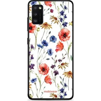 Pouzdro na mobilní telefon Lesklý kryt Mobiwear Glossy - Samsung Galaxy A41 - G032G - Luční kvítí (Prémiové lesklé pouzdro, obal, kryt Mobiwear Glossy na mobil Samsung Galaxy A41 - G032G - Luční kvítí, materiál Plast + TPU silikon - krytí po všech stranách, neošoupatelný potisk,)