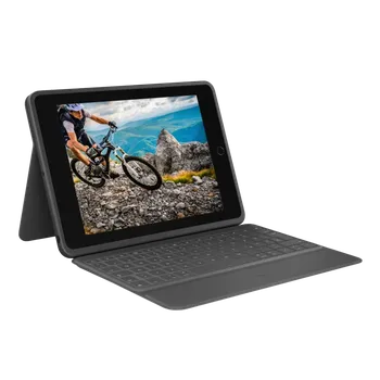 Tablet Logitech Rugged Folio pouzdro s klávesnicí pro Apple iPad (7. 8. 9. Gen) (Qwertz DE)