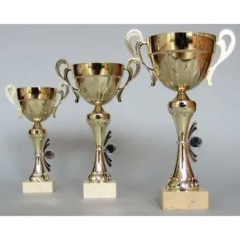 Zlatý sportovní pohár s uchy 31 - 40 cm - 40 cm