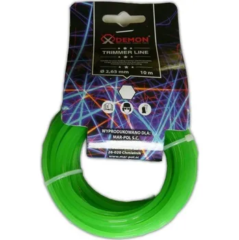 Struna 6-hran 10m 2,65mm MAR-POL (zelená) M830814