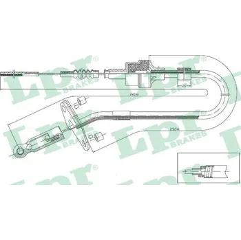 Spojkové lanko Tazne lanko, ovladani spojky, , 46558766, 46781018, LPR, C0132C