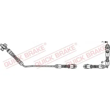 Brzdová hadice Brzdová hadice Quick Brake 59.941X