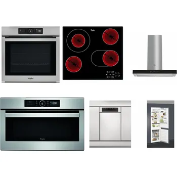 Set domácích spotřebičů WHIRLPOOL AKZ9 9480 IX + WHIRLPOOL AKT 8190/BA + WHIRLPOOL WHBS 62F LT K + WHIRLPOOL ABSOLUTE AMW 730 IX + WHIRLPOOL WSBO 3O34 PF X + WHIRLPOOL ART 66112