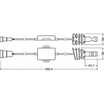 Autožárovka 66220CW / OSRAM / H8, H11, H16 - LED retrofit 6000k, 730lm DUO box 2ks |12V| 13W|, 66220CW, OSRAM, 66220CW