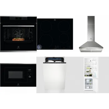 Set domácích spotřebičů ELECTROLUX KOEBP39X + ELECTROLUX LIR60433B + ELECTROLUX LFC316X + ELECTROLUX LMS2203EMX + ELECTROLUX EEM23100L + ELECTROLUX LNT3LF18S