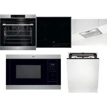 Set domácích spotřebičů AEG BPK742380M + AEG Mastery SenseFry IAE64431FB + AEG DGB3523S + AEG Mastery MSB2547D-M + AEG FSE74707P
