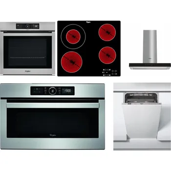 Set domácích spotřebičů WHIRLPOOL AKZ9 9480 IX + WHIRLPOOL AKT 8130/NE + WHIRLPOOL WHBS 62F LT K + WHIRLPOOL ABSOLUTE AMW 730 IX + WHIRLPOOL WSIC 3M27 C