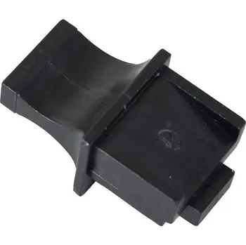 Síťový konektor Solarix Záslepka pro female konektor RJ45 černá plastová RJ45-0-BK